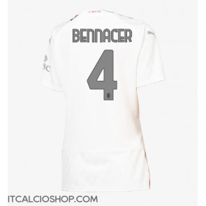 AC Milan Ismael Bennacer #4 Seconda Maglia Femmina 2023-24 Manica Corta